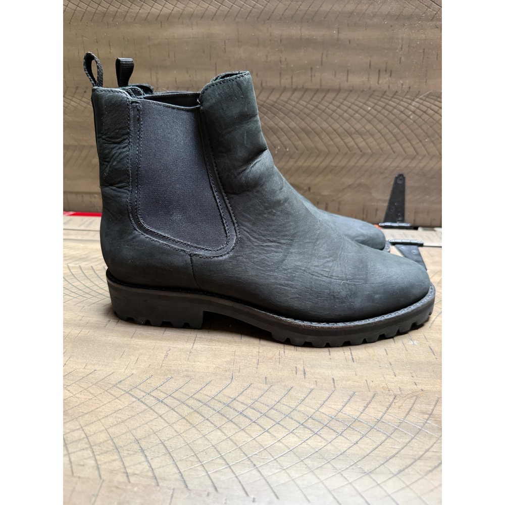 Thursday Boot Co Duchess Boots Womens 9.5 Black Leather Lug Sole Chelsea - Picture 2 of 15
